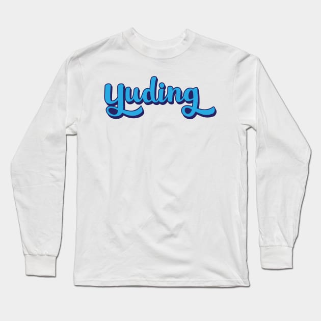 Izone Ahn Yujin Yuding Long Sleeve T-Shirt by Oricca